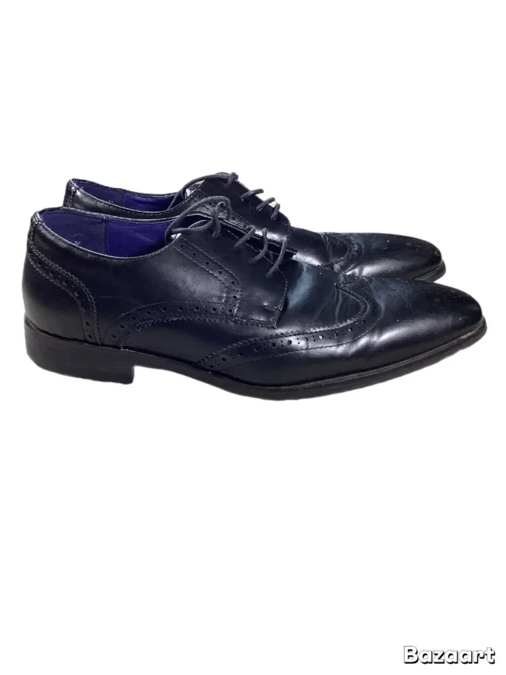 Bruno Marc New York Wingtip Oxford Dress Shoes Men’s Size 9 Black